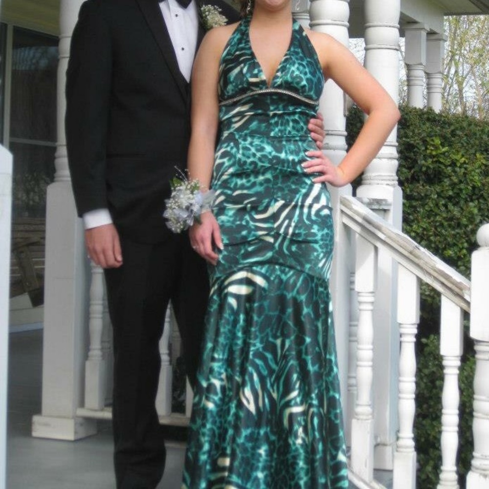 Teal Prom Dress
